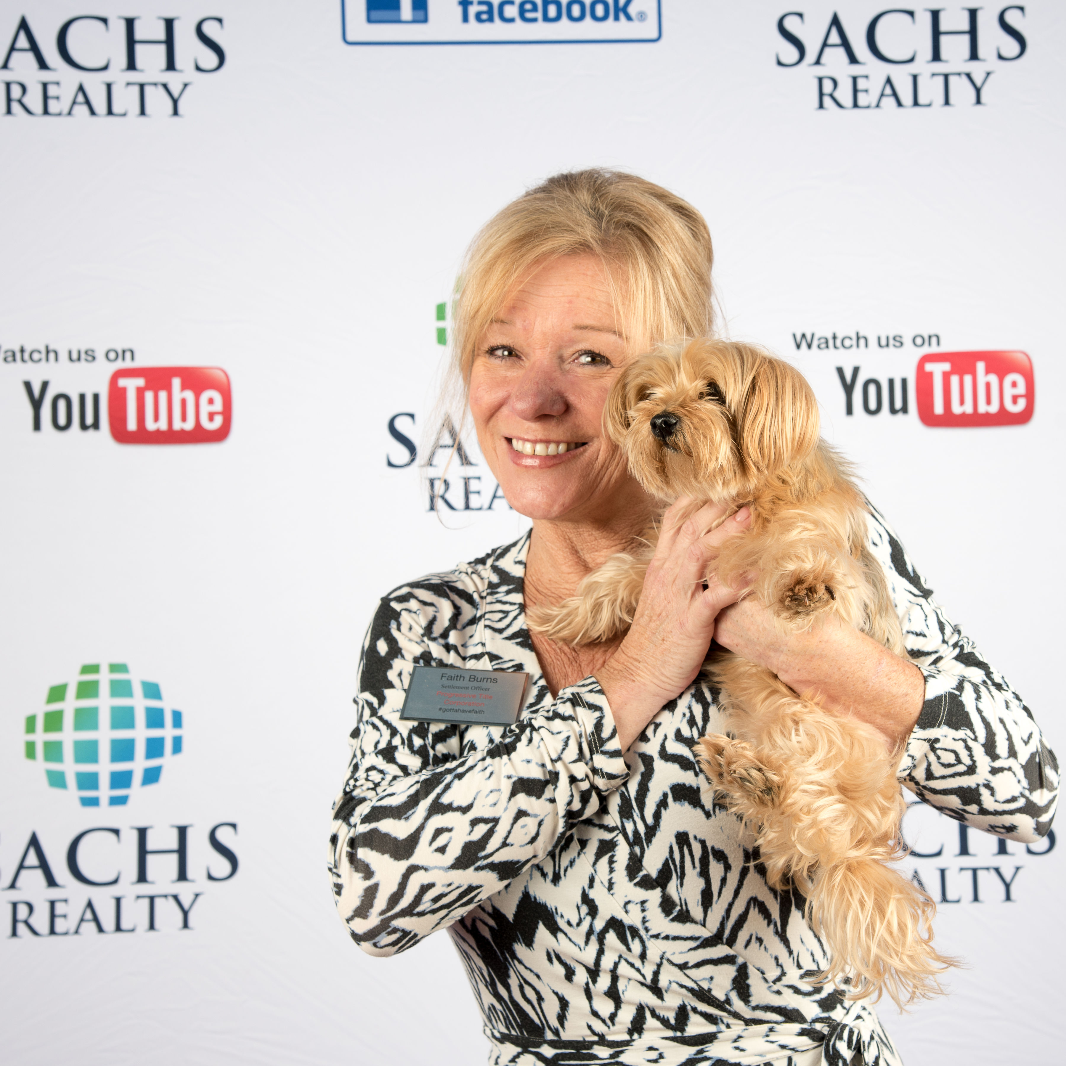 Faith at the Sachs Realty networking event